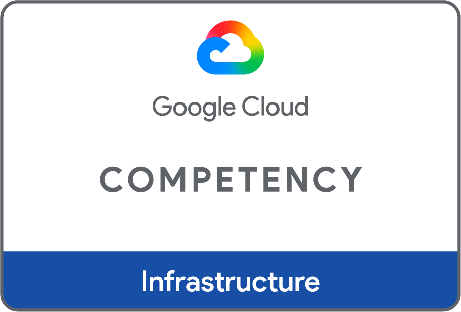 Google Cloud Infrastructure Competency
